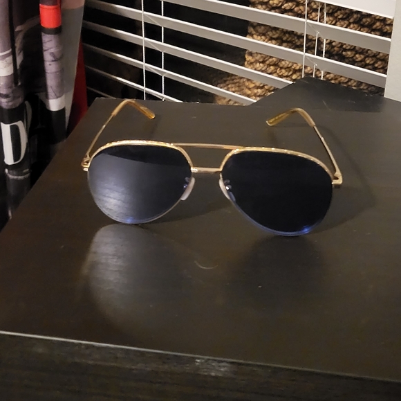 GUCCI | GG0356S 003 - Blue Lens Aviators - Picture 9 of 10